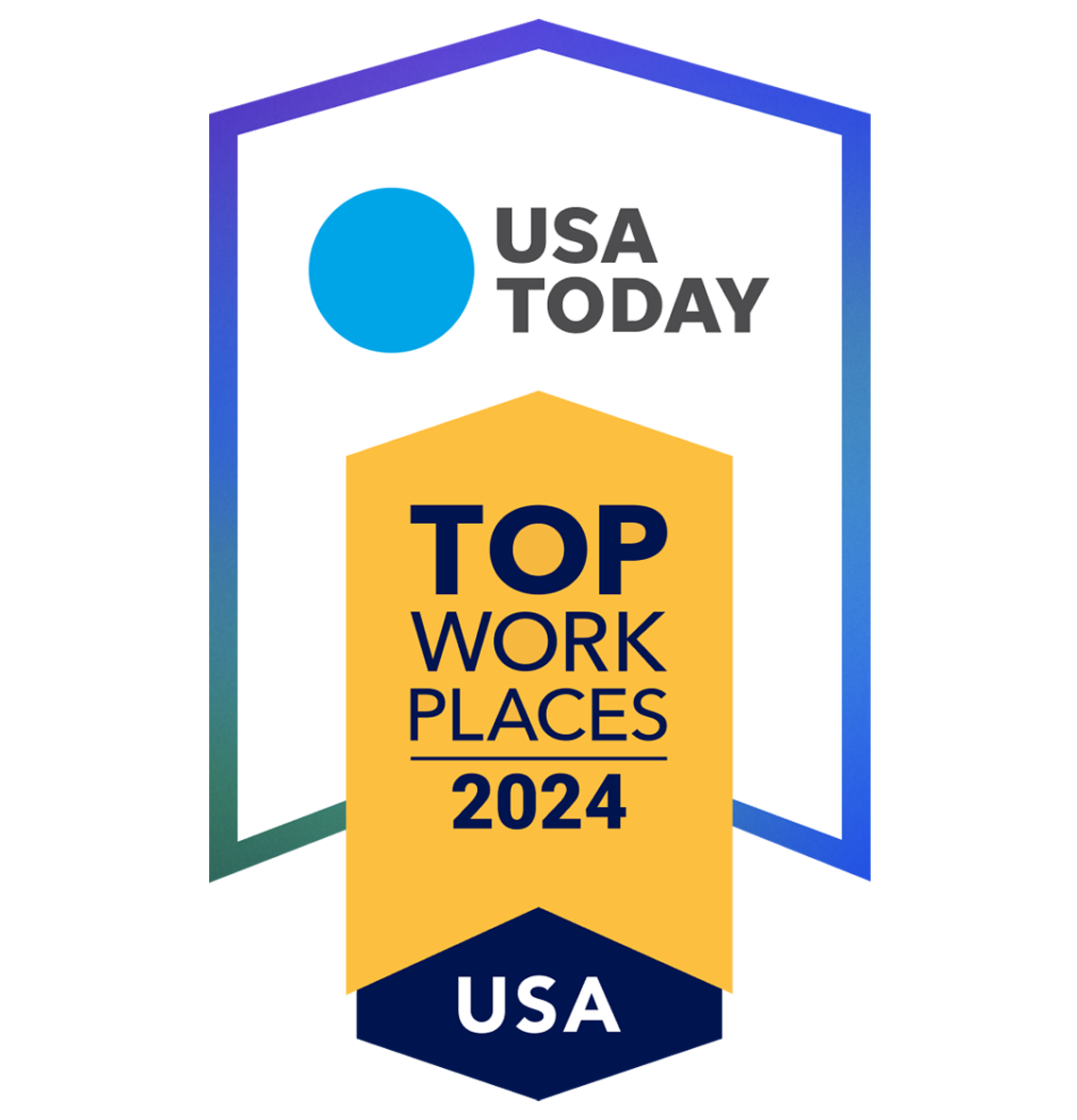USA TODAY Top Workplaces Award Single Year